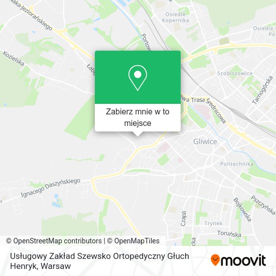 Mapa Usługowy Zakład Szewsko Ortopedyczny Głuch Henryk