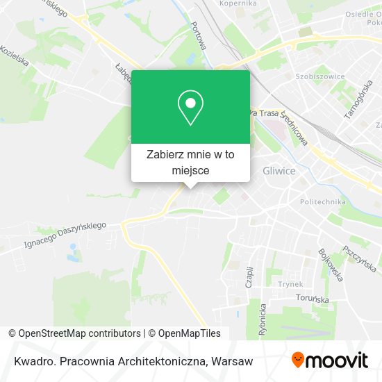 Mapa Kwadro. Pracownia Architektoniczna