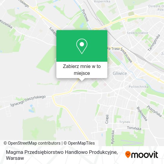 Mapa Magma Przedsiębiorstwo Handlowo Produkcyjne