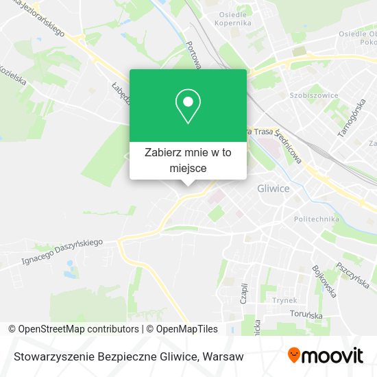 Mapa Stowarzyszenie Bezpieczne Gliwice