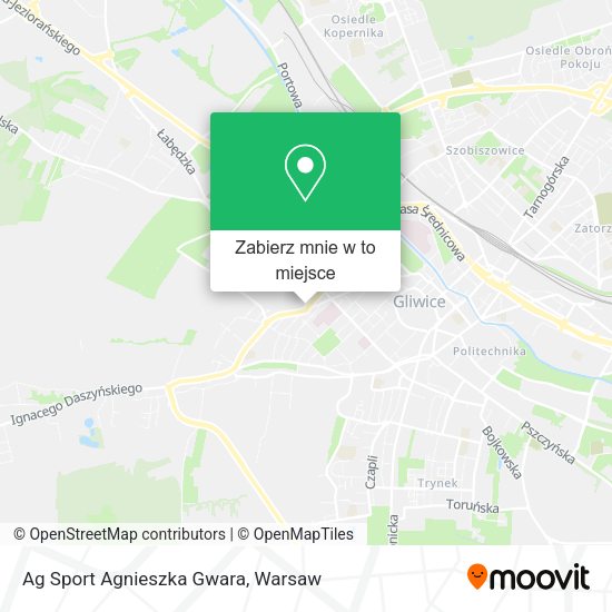 Mapa Ag Sport Agnieszka Gwara