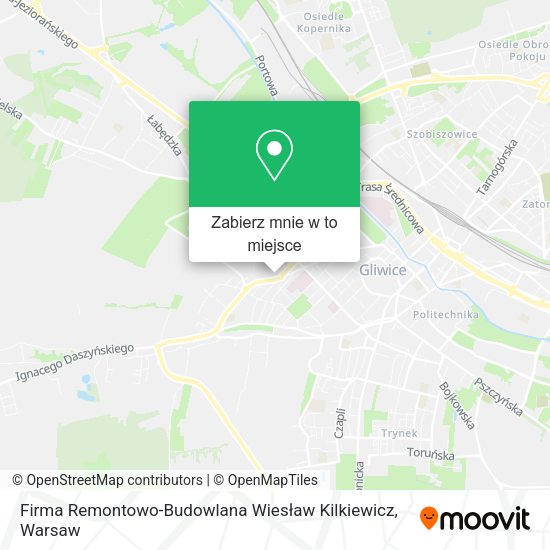 Mapa Firma Remontowo-Budowlana Wiesław Kilkiewicz