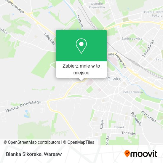 Mapa Blanka Sikorska