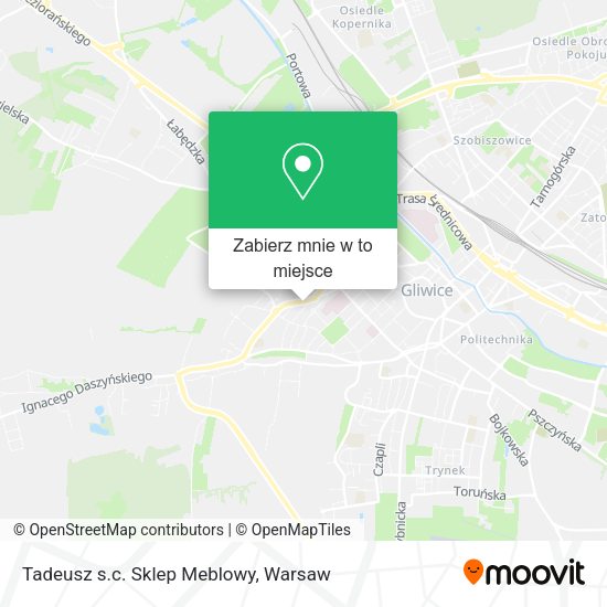 Mapa Tadeusz s.c. Sklep Meblowy