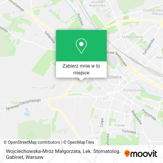 Mapa Wojciechowska-Mróz Małgorzata, Lek. Stomatolog. Gabinet