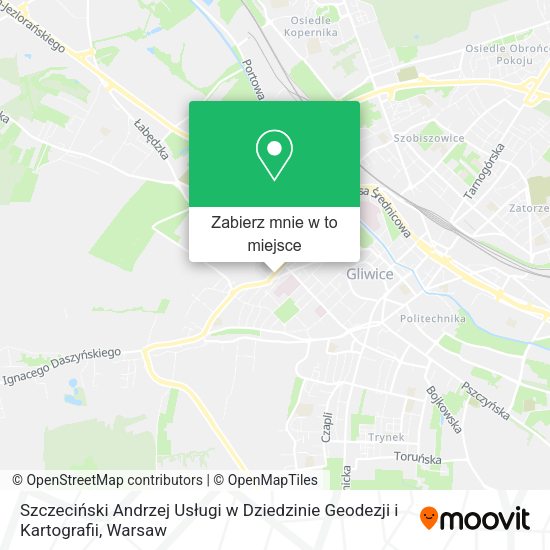 Mapa Szczeciński Andrzej Usługi w Dziedzinie Geodezji i Kartografii