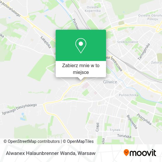 Mapa Alwanex Halaunbrenner Wanda