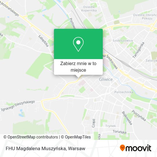 Mapa FHU Magdalena Muszyńska