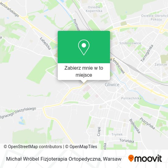 Mapa Michał Wróbel Fizjoterapia Ortopedyczna