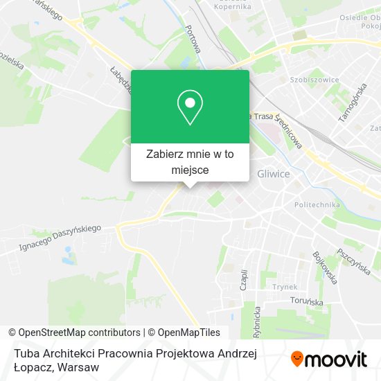 Mapa Tuba Architekci Pracownia Projektowa Andrzej Łopacz