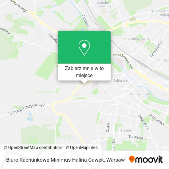 Mapa Biuro Rachunkowe Minimus Halina Gawek