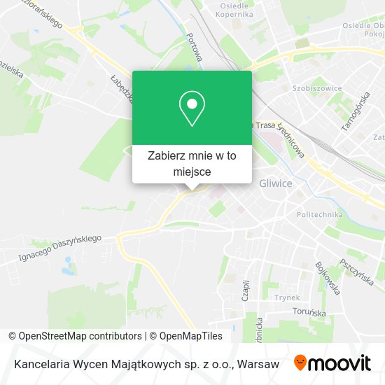 Mapa Kancelaria Wycen Majątkowych sp. z o.o.