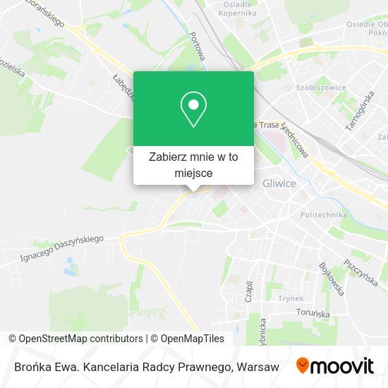 Mapa Brońka Ewa. Kancelaria Radcy Prawnego