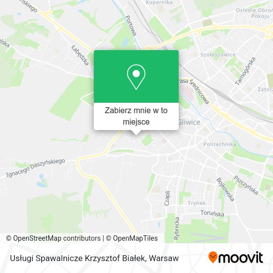 Mapa Usługi Spawalnicze Krzysztof Białek