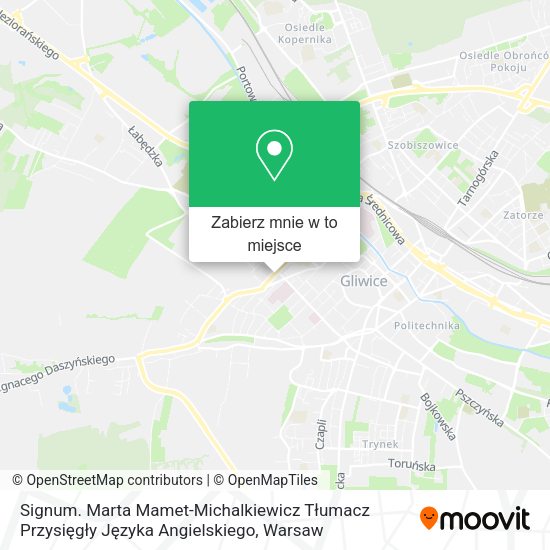 Mapa Signum. Marta Mamet-Michalkiewicz Tłumacz Przysięgły Języka Angielskiego