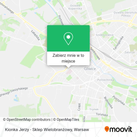 Mapa Kionka Jerzy - Sklep Wielobranżowy