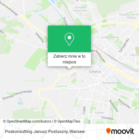 Mapa Poskonsulting Janusz Posłuszny