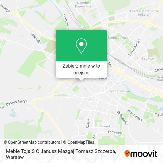 Mapa Meble Toja S C Janusz Mazgaj Tomasz Szczerba