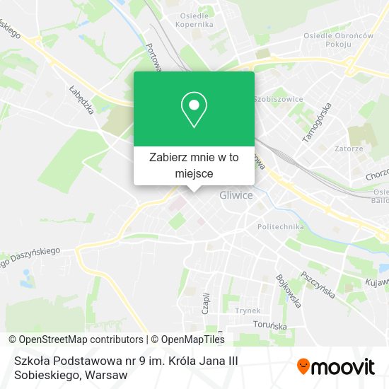 Mapa Szkoła Podstawowa nr 9 im. Króla Jana III Sobieskiego