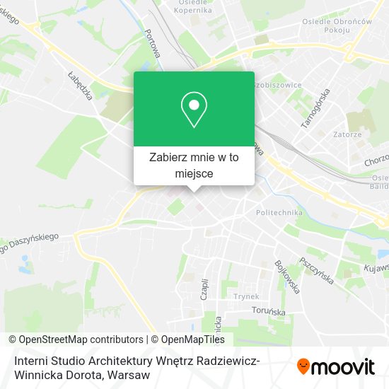 Mapa Interni Studio Architektury Wnętrz Radziewicz-Winnicka Dorota