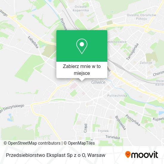 Mapa Przedsiebiorstwo Eksplast Sp z o O