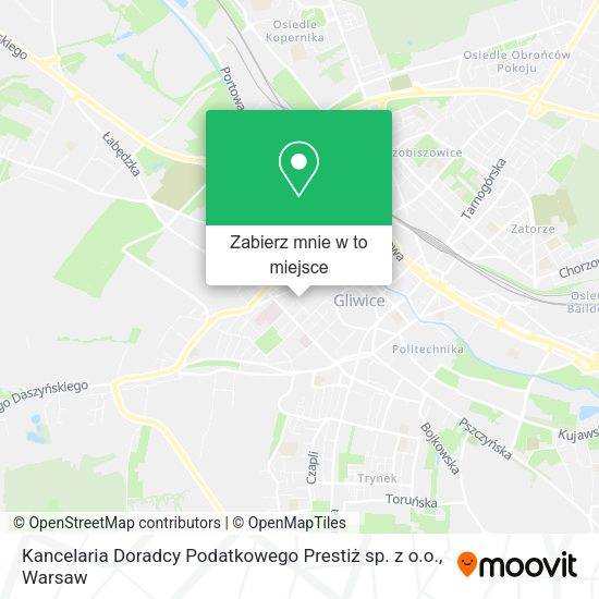 Mapa Kancelaria Doradcy Podatkowego Prestiż sp. z o.o.