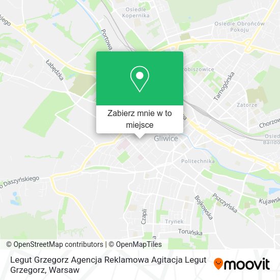 Mapa Legut Grzegorz Agencja Reklamowa Agitacja Legut Grzegorz