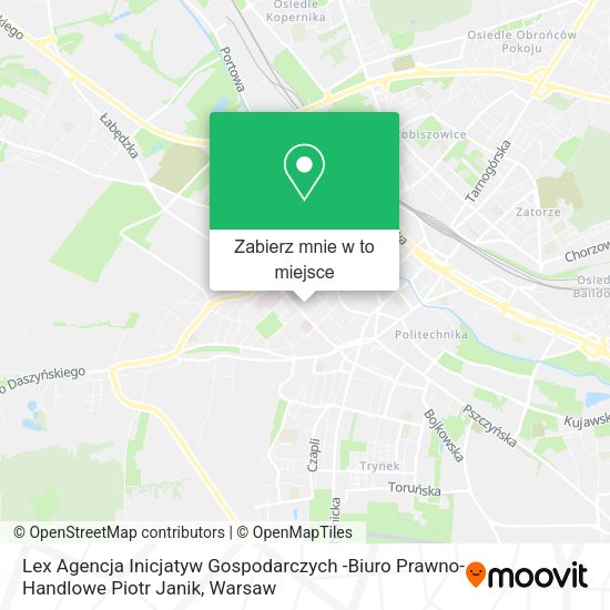 Mapa Lex Agencja Inicjatyw Gospodarczych -Biuro Prawno-Handlowe Piotr Janik