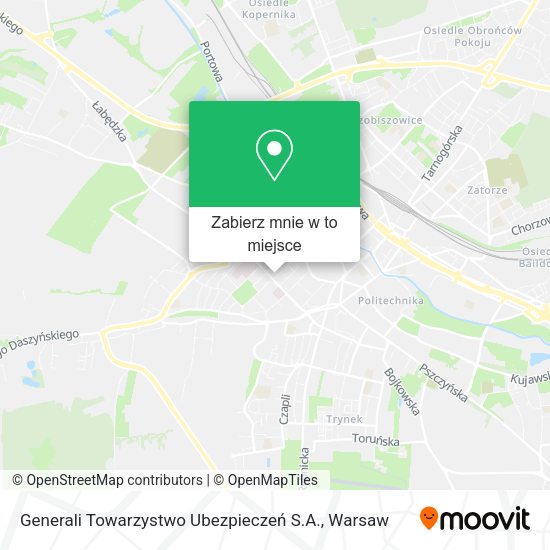 Mapa Generali Towarzystwo Ubezpieczeń S.A.