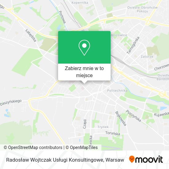 Mapa Radosław Wojtczak Usługi Konsultingowe