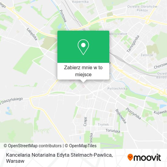 Mapa Kancelaria Notarialna Edyta Stelmach-Pawlica