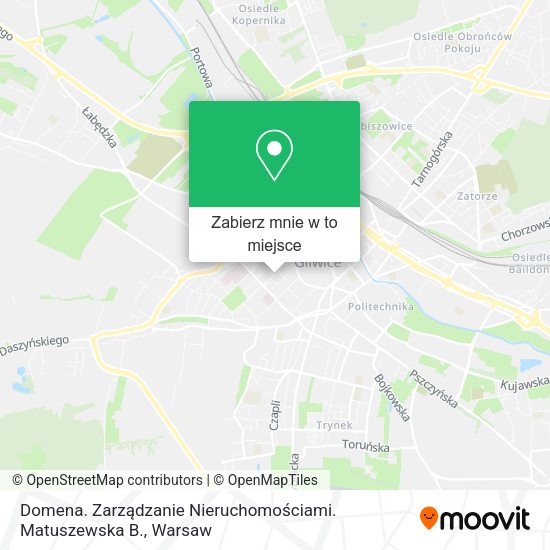 Mapa Domena. Zarządzanie Nieruchomościami. Matuszewska B.