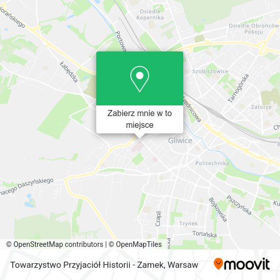 Mapa Towarzystwo Przyjaciół Historii - Zamek