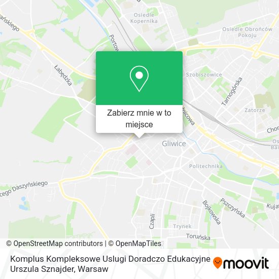 Mapa Komplus Kompleksowe Uslugi Doradczo Edukacyjne Urszula Sznajder