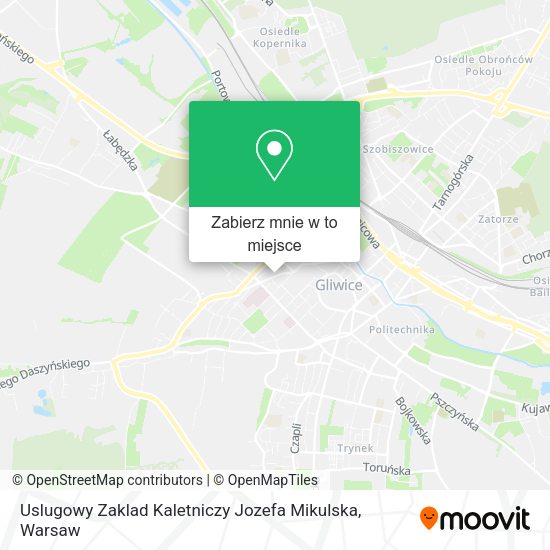 Mapa Uslugowy Zaklad Kaletniczy Jozefa Mikulska