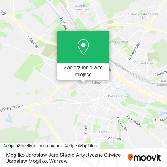 Mapa Mogiłko Jarosław Jaro Studio Artystyczne Gliwice Jarosław Mogiłko