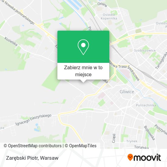 Mapa Zarębski Piotr