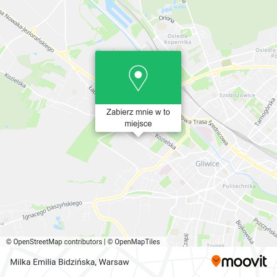 Mapa Milka Emilia Bidzińska