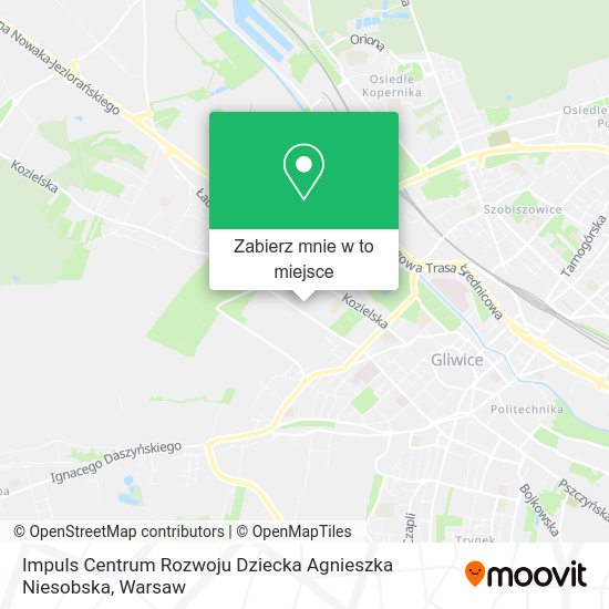 Mapa Impuls Centrum Rozwoju Dziecka Agnieszka Niesobska