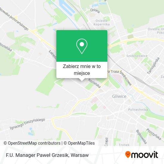 Mapa F.U. Manager Paweł Grzesik