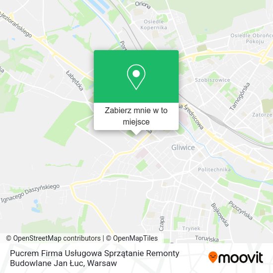 Mapa Pucrem Firma Usługowa Sprzątanie Remonty Budowlane Jan Łuc