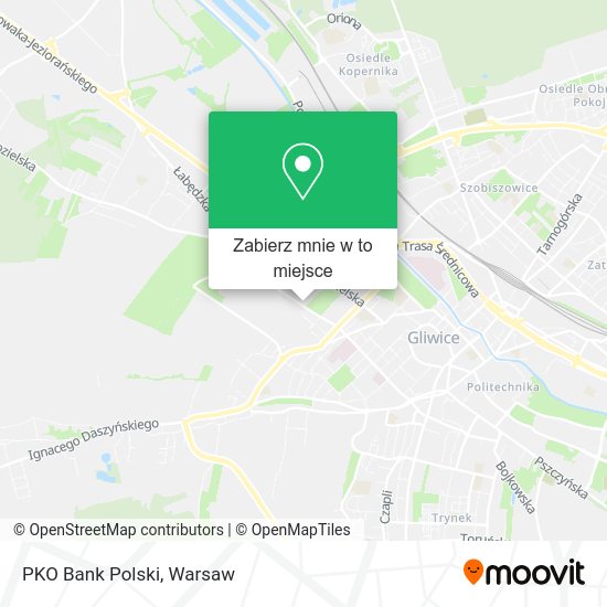 Mapa PKO Bank Polski