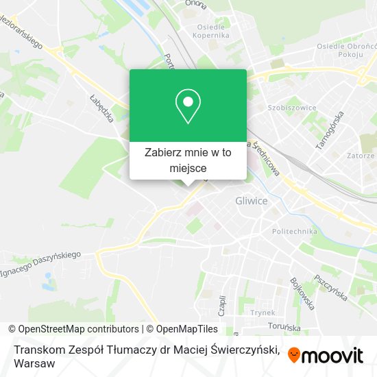 Mapa Transkom Zespół Tłumaczy dr Maciej Świerczyński