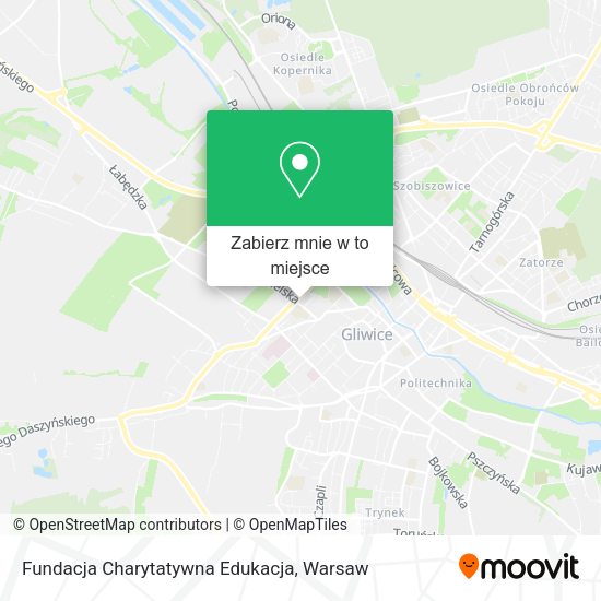 Mapa Fundacja Charytatywna Edukacja