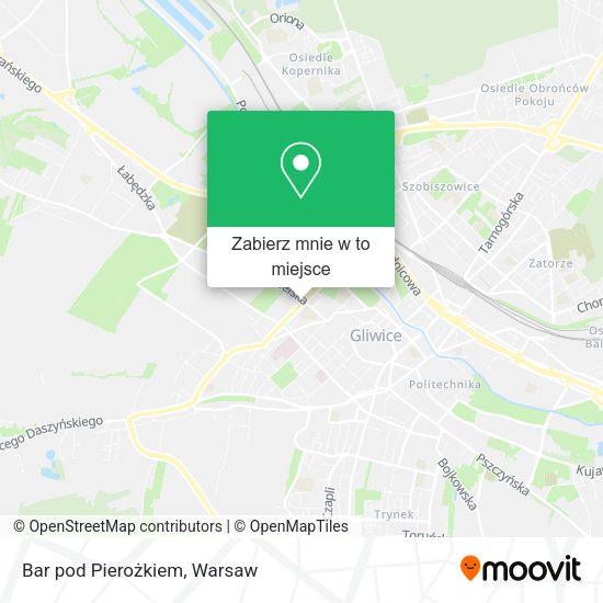 Mapa Bar pod Pierożkiem