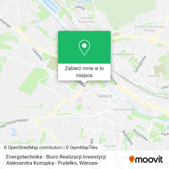 Mapa Energotechnika - Biuro Realizacji Inwestycji Aleksandra Konopka - Pudełko