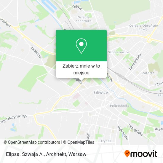 Mapa Elipsa. Szwaja A., Architekt