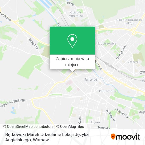 Mapa Bętkowski Marek Udzielanie Lekcji Języka Angielskiego