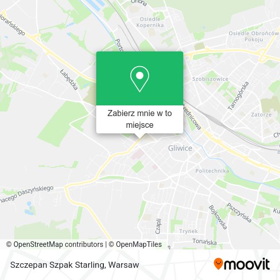 Mapa Szczepan Szpak Starling