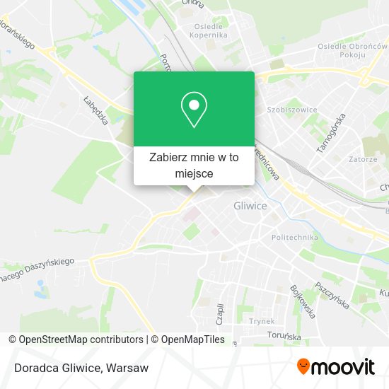 Mapa Doradca Gliwice